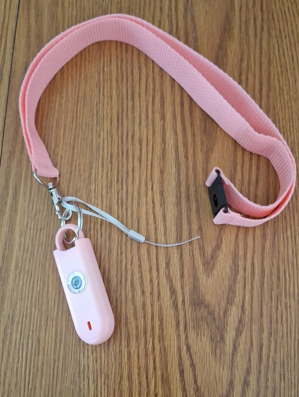 Pink Personal Safety Alarm & Lanyard - Unbranded